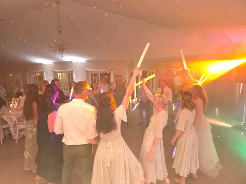 Wedding reception timeline