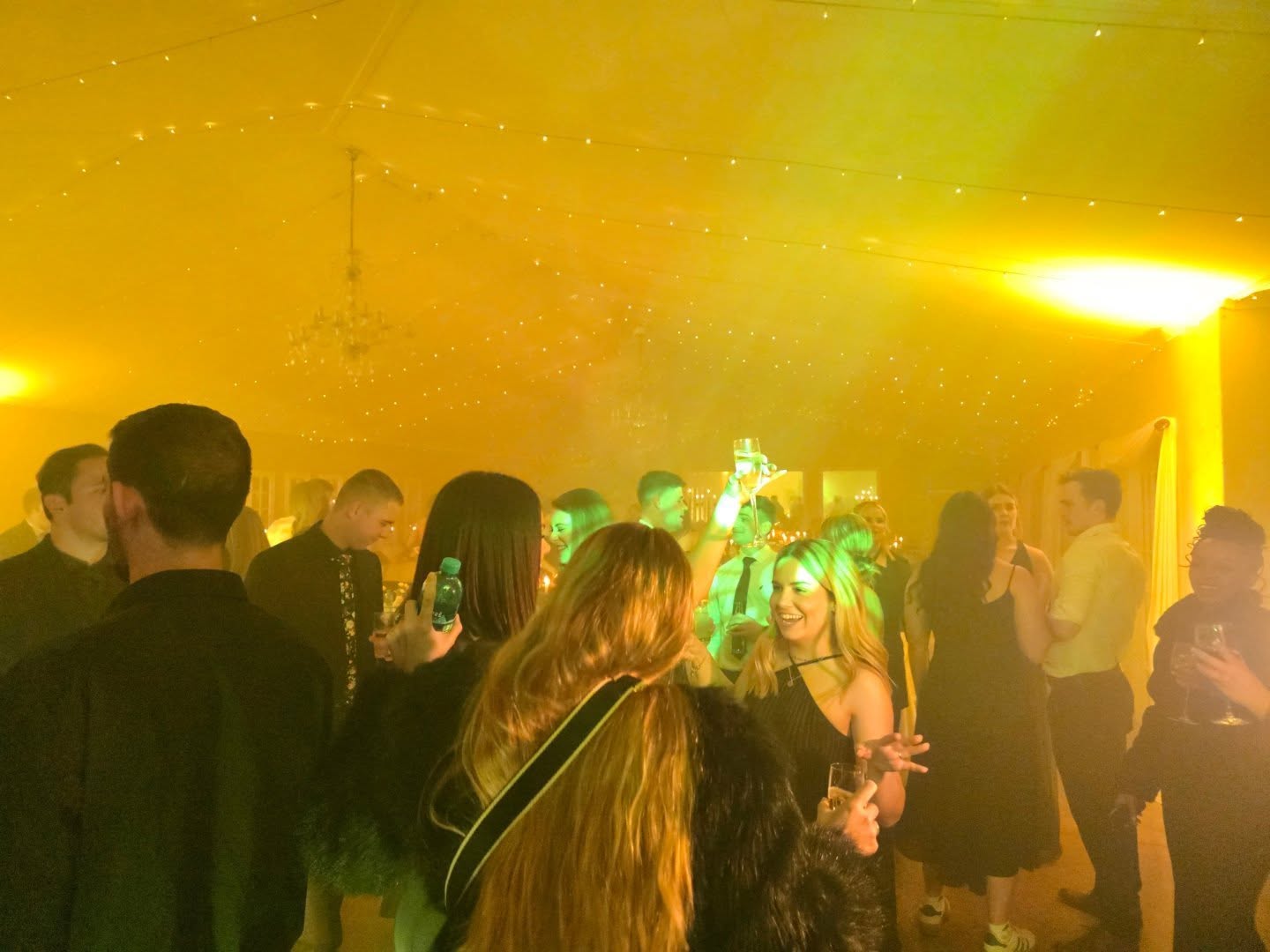 Providence Country Weddings venue interior with wedding reception tables