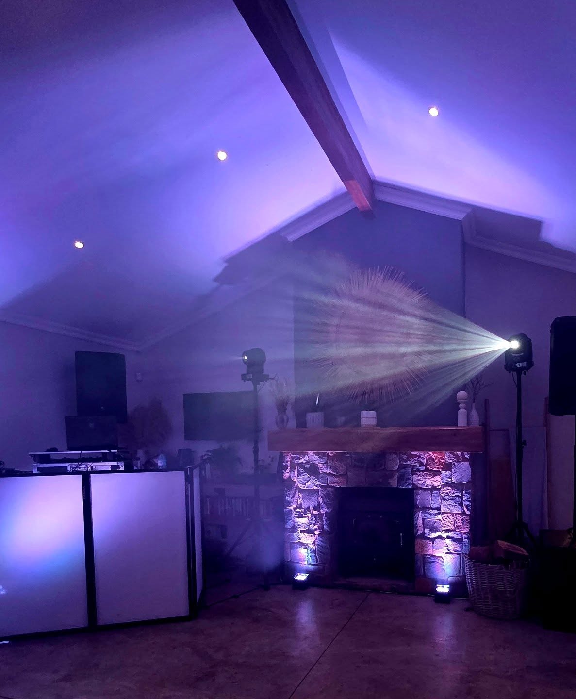 Providence exclusive use wedding venue at sunset in Nottingham Road