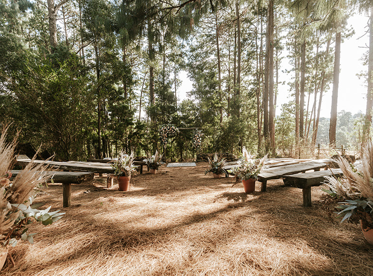 Providence Country Weddings forest chapel ceremony venue in Nottingham Road KZN Midlands